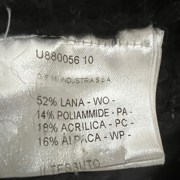 VTG Vivienne Westwood Anglomania Cardigan Sweater SZ 40 Grey/BLK Chunky Retro - Picture 12 of 16